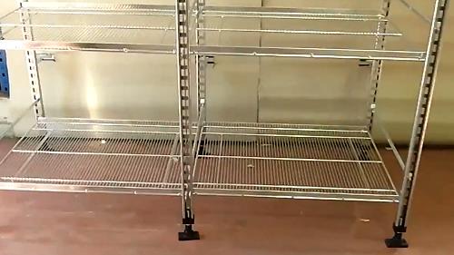 cold room shelving-galvanized four post