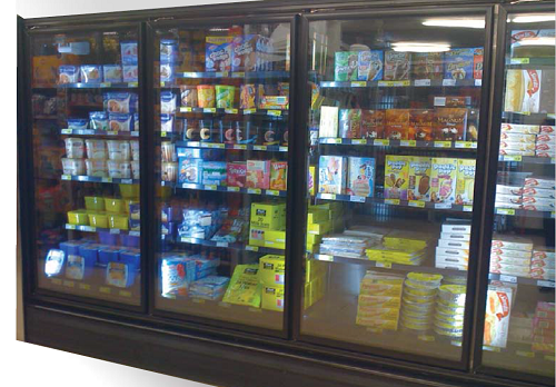 Remote Supermarket Freezer Case