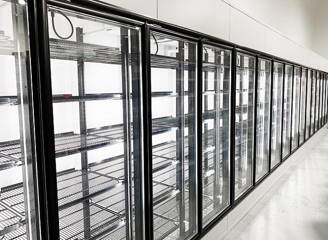 freezer glass door for walk in freezer