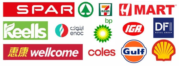Major customers include 711 Coles Metcash IGA SPAR DFIWellcomeShell BP Retail Refrigeration Solution ART works forSPAR7 ElevenWellcomeColesKeellsIGAShellGulfBPENOCDFI Retail GroupH Mart